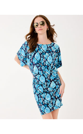 Zahra Dress - Low Tide Navy Seashell Splendor
