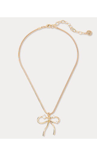 Tis The Season Necklace - Gold Metallic