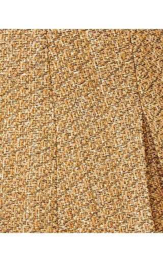 Cammi Boucle Mini Skirt - Gold Metallic Golden Glow Boucle