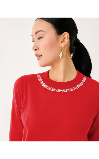 Morgen Sweater - Cranberry Red