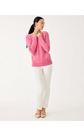 Lola Sequin Sweater - Confetti Pink Metallic