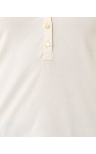Ronson Long Sleeve Knit Top - Coconut