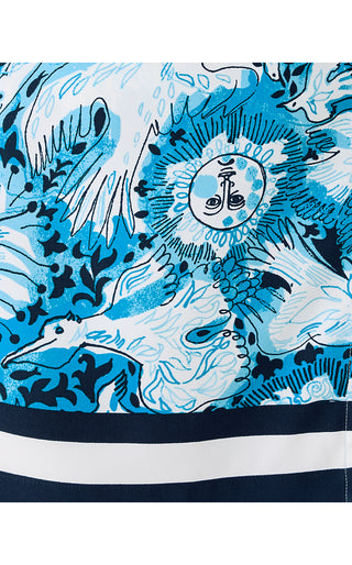 Kenlyn Mini Skort - Bellevue Blue Lilly Gulls Engineered