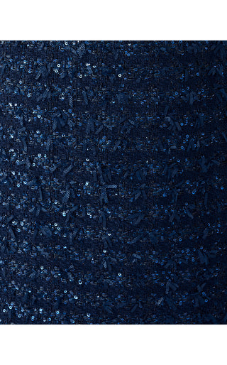 Neoma Boucle Jacket - Low Tide Navy After Party Lurex Boucle