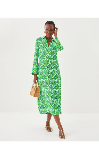 Simona Dress - Kitts Green Shady Babe