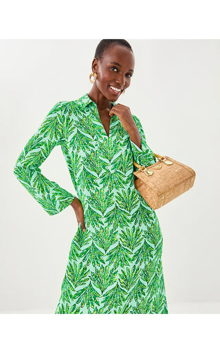 Simona Dress - Kitts Green Shady Babe