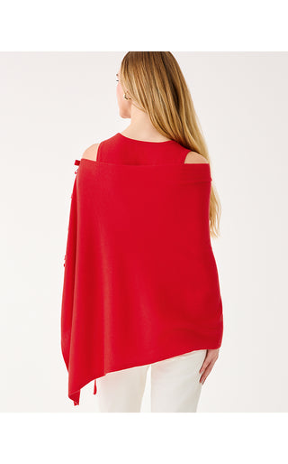 Harp Wrap With Bows - Cranberry Red