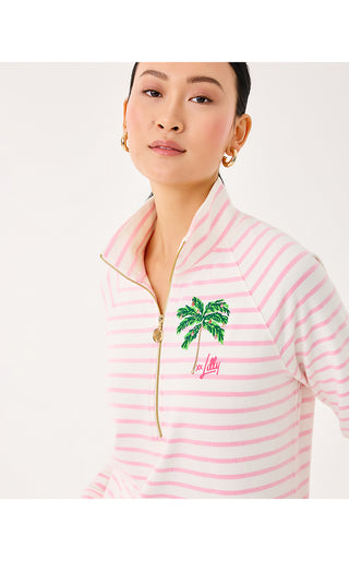 UPF 50+ Skipper Popover - Multi Holiday Palm Embellishment