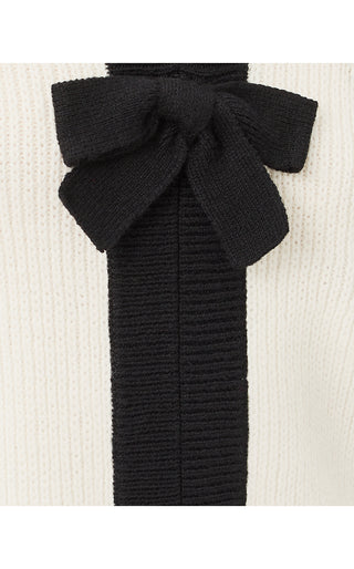 Esmeralda Sweater - Coconut Fancy Fleur Applique