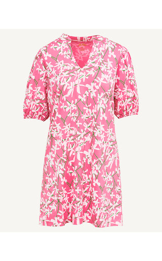 Carey Dress - Confetti Pink Liza Overprint