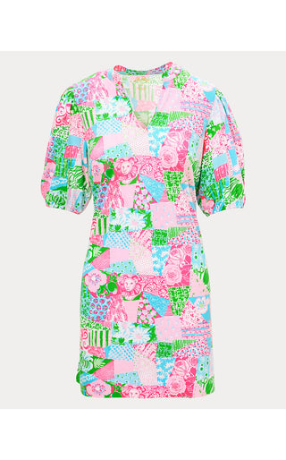 Carey Dress - Multi Crazy Quilt