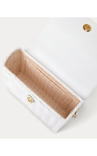Teighen Bow Wicker Bag - Resort White