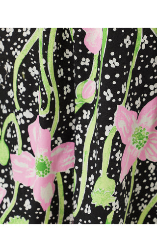 Marria Stretch Maxi Dress - Onyx Blushing Blooms