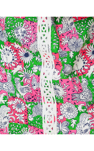 Fairbanks Mini Skort - Cherry Blossom Pink Lil Chicken Check