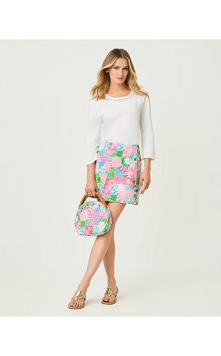 La Costa Mini Skort - Multi Crazy Quilt