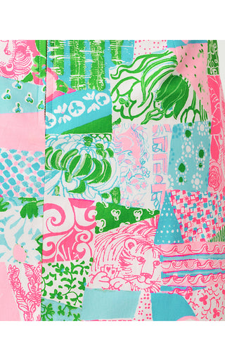 La Costa Mini Skort - Multi Crazy Quilt