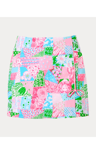 La Costa Mini Skort - Multi Crazy Quilt