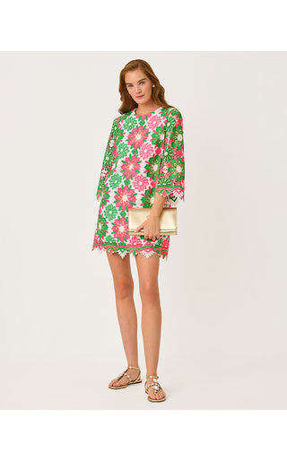 Jouri Lace Dress - Cherry Blossom Pink Sunshine Tile Lace