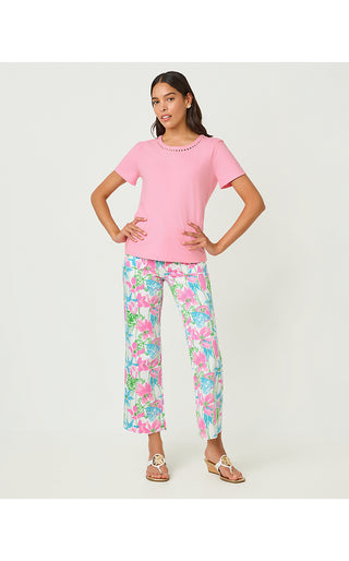 Clairmont Pearl Knit Top - Conch Shell Pink