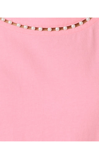 Clairmont Pearl Knit Top - Conch Shell Pink