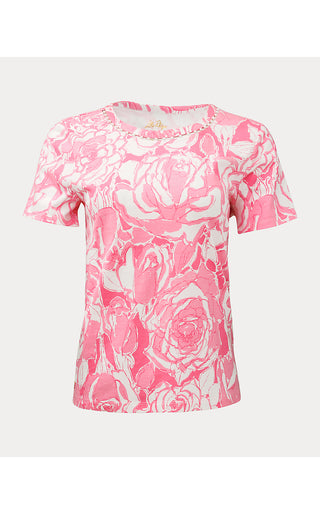 Clairmont Pearl Knit Top - Confetti Pink Rosanna