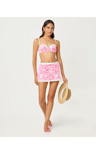 Fantana Skirted Bikini Bottom - Cherry Blossom Pink Lil Fleur De Lilly