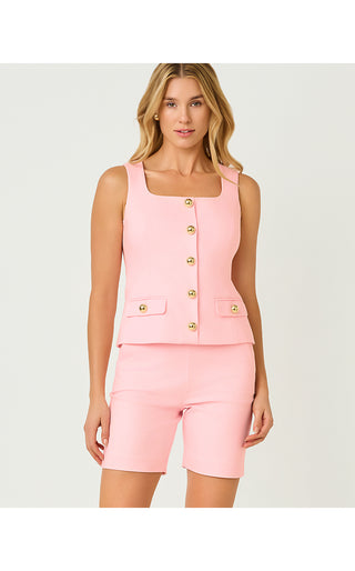 Sarissa 7" Stretch Short - Pink Muse