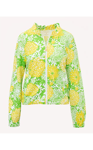 UPF 50+ Luxletic Aegean Jacket - Crocodile Green Mumbo Jumbo