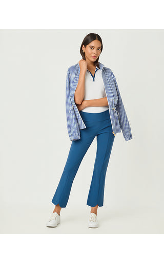 UPF 50+ Luxletic Corso Scallop Kick Flare Pant - Starlight Navy