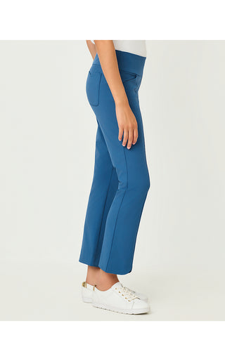 UPF 50+ Luxletic Corso Scallop Kick Flare Pant - Starlight Navy