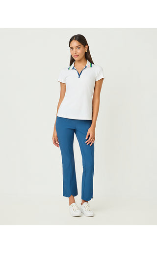 UPF 50+ Luxletic Corso Scallop Kick Flare Pant - Starlight Navy
