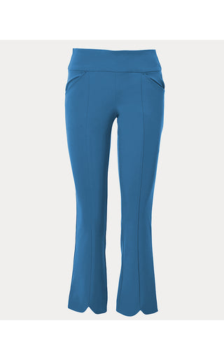 UPF 50+ Luxletic Corso Scallop Kick Flare Pant - Starlight Navy