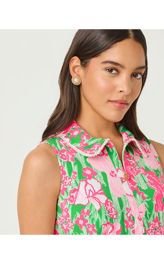 UPF 50+ Luxletic Kathy Pearl Dress - Putting Green Hannah