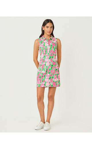 UPF 50+ Luxletic Kathy Pearl Dress - Putting Green Hannah