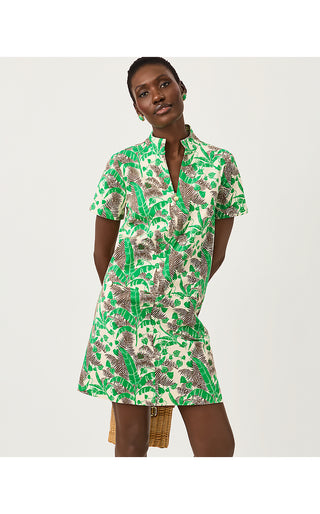 Short Sleeve Rosee Dress - Vanilla Spice Hide And Leaf
