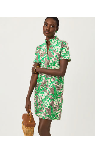 Short Sleeve Rosee Dress - Vanilla Spice Hide And Leaf