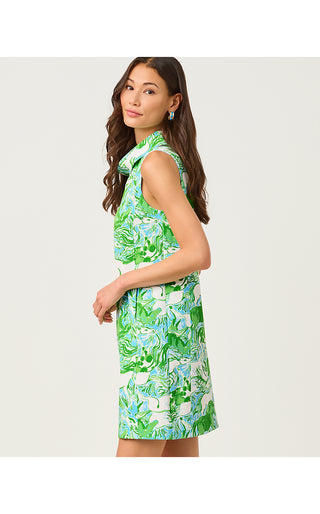 Payson Dress - Capri Blue Galloping Gals