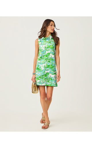 Payson Dress - Capri Blue Galloping Gals