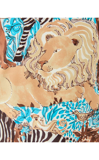 Girls Little Lilly Classic Shift Dress - Breezy Aqua Lillys Zoo