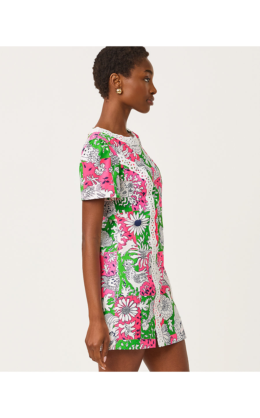 Salem Shift Romper - Cherry Blossom Pink Chicken Check – Ocean