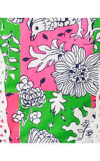 Salem Shift Romper - Cherry Blossom Pink Chicken Check