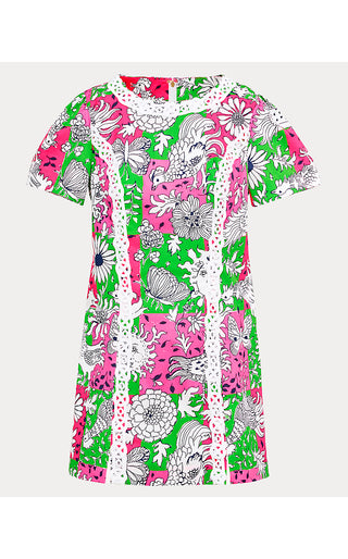 Salem Shift Romper - Cherry Blossom Pink Chicken Check
