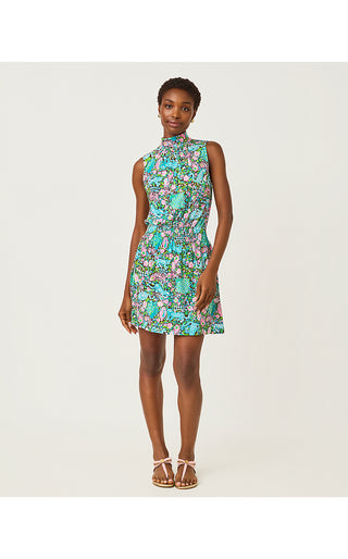 Sherah Skirted Romper - Multi Royal Zoo