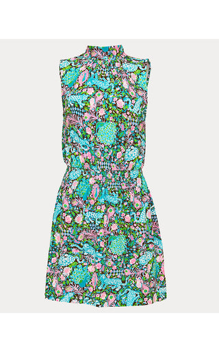 Sherah Skirted Romper - Multi Royal Zoo
