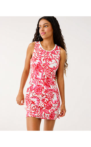 UPF 50+ Luxletic Mela Active Dress - Coconut Spicy Socialite