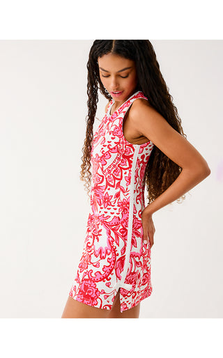 UPF 50+ Luxletic Mela Active Dress - Coconut Spicy Socialite