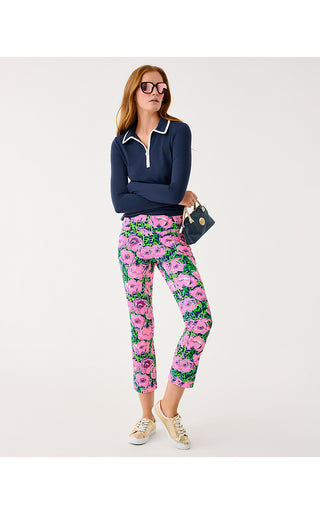 UPF 50+ Luxletic Corso Kick Flare Pant - Low Tide Navy Florrie Golf