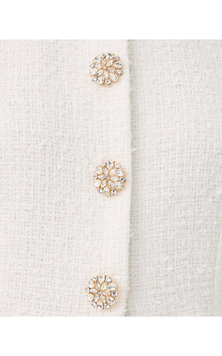 Araya Boucle Jacket - Coconut Chic Chick Boucle