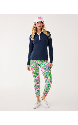 UPF 50+ Luxletic Weekender High Rise Midi Legging - Conch Shell Pink Roaring With Joy