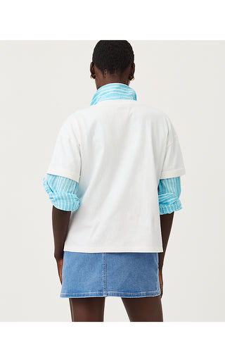 Stella Knit Top - Multi Libra Graphic